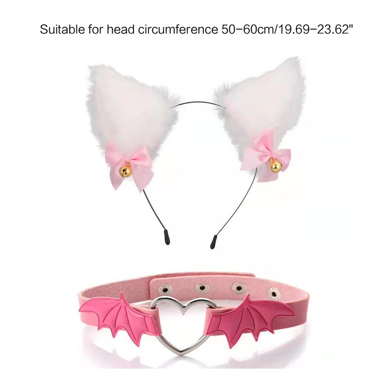 Băng Đô Tai Mèo Nhồi Bông Phong Cách Hoạt Hình Dễ Thương Dành Cho Nữ