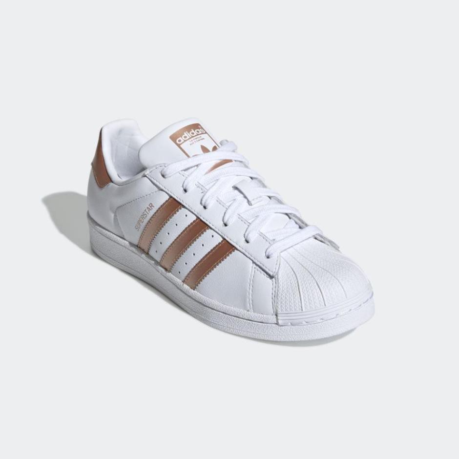 [Hạ Giá] (100% chính hãng Adidas) Giày Adidas Superstar “Copper Mettalic” -z11