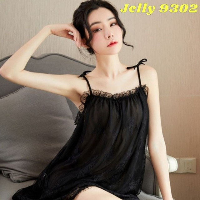 [QUÀ TẶNG] Váy Ngủ 2 Dây Dễ Thương Phối Ren Cao Cấp Phong Cách Hàn Quốc – Đầm Ngủ Nữ 2 Dây Sexy Quyến Rũ - Jelly 9302