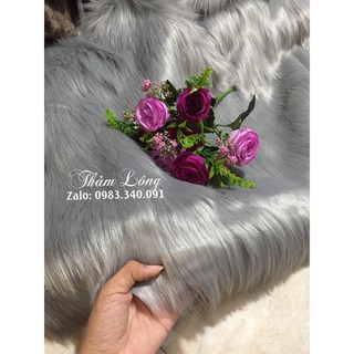 THẢM CHỤP ẢNH - XÁM ĐÁ DÀI MỊN
