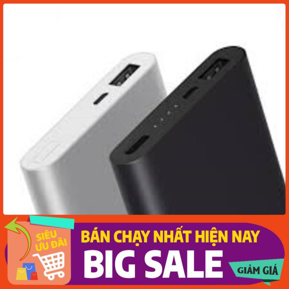 Sạc Dự Phòng Xiaomi Gen 2, 2 Cổng USb Chuẩn 10000mAh, Bảo Hành 12 Tháng Lỗi 1 Đổi 1 Do Nhà Sản Xuất