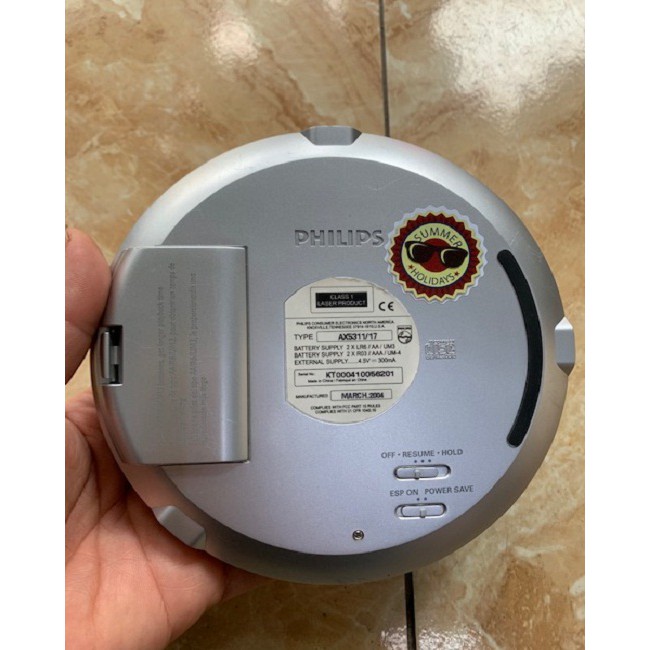 MÁY NGHE ĐĨA CD WALKMAN , MÁY CD MP3 CẦM TAY PHILIPS AX5311/17