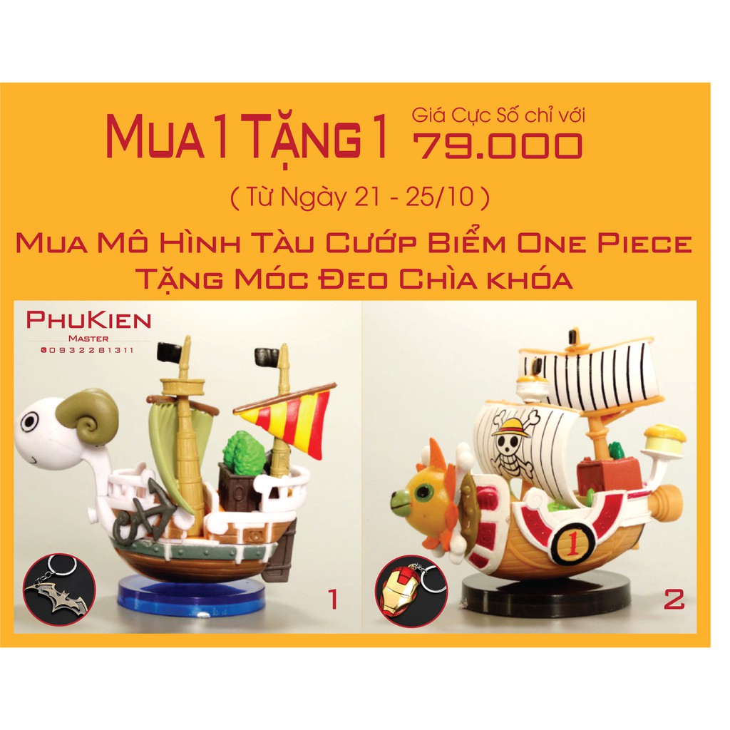 Mô Hình tàu cướp biển ONE PIECE
