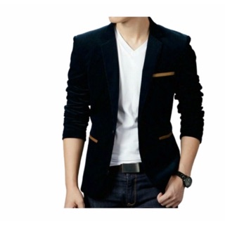Áo Khoác Blazer Dáng Ôm Thiết Kế Lịch Lãm Cho Nam