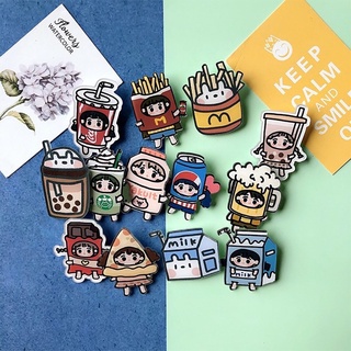 Pin cài túi vải
