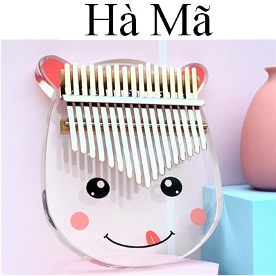 Đàn Kalimba 17 phím Trong suốt Hình thú cực đáng yêu