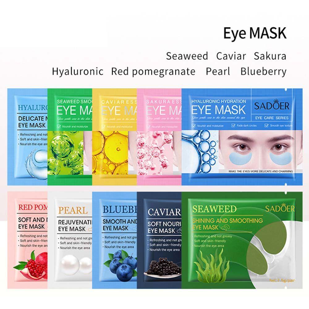 QQMALL Mặt Nạ Mắt Collagen Chiết Xuất Tảo Biển Chống Lão Hóa Và Quầng Thâm