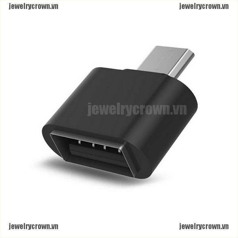 [Crown]2pcs Micro USB Male To USB A 2.0 Adaptador OTG Convertidor Adapter Converter [VN] | BigBuy360 - bigbuy360.vn