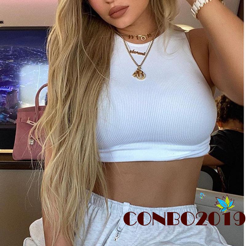 Áo Nữ Không Tay Màu Trơn Thời Trang Quyến Rũ