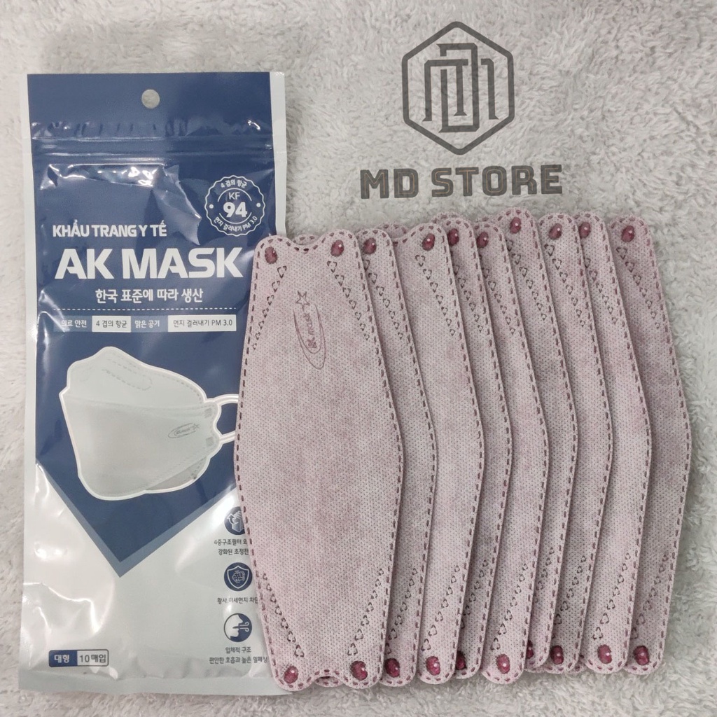 [ Giá Sỉ - SET 50 Chiếc ] Khẩu trang KF94 - 4 Lớp kháng Khuẩn Hàn Quốc Chống Bụi Mịn - Hàng Chính Hãng | BigBuy360 - bigbuy360.vn