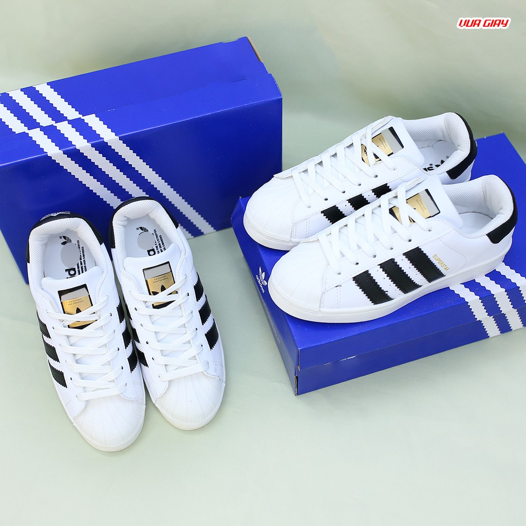 [Mã FAGREEN245 giảm tới 30K đơn 99K] Giày Thể Thao Superstar Mũi Sò Nam Nữ