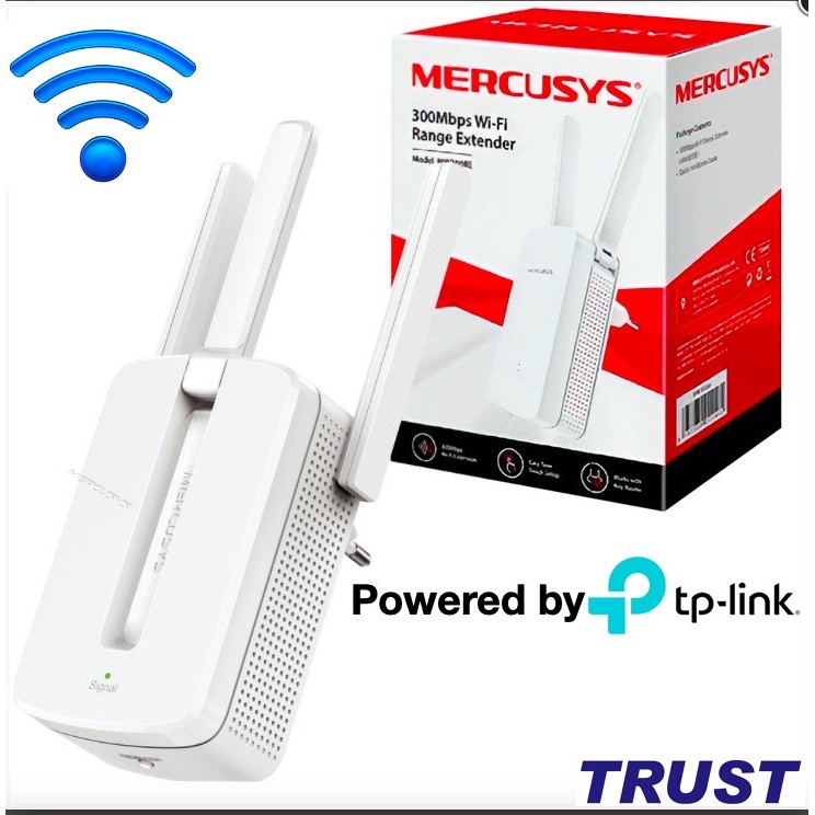 Giá Tốt-Mercusys N 300Mbps Bộ kích sóng WiFi 3 Râu -MW300RE- Hàng chính hãng phân phối bởi TP-Link Việt Nam