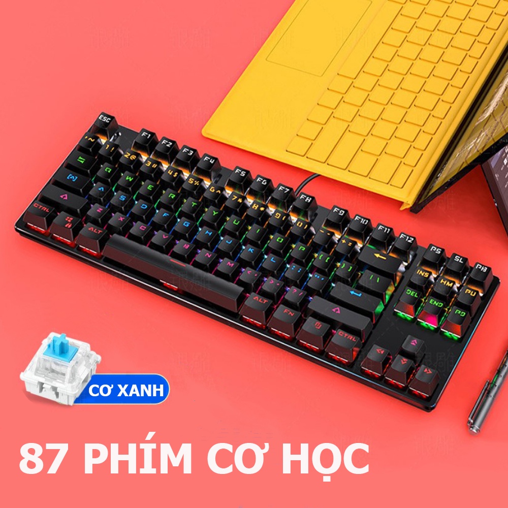 Bàn Phím Cơ K80 Led 20 Chế Độ Phím Cơ Blue Switch