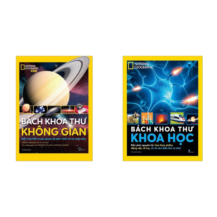Sách - Combo Bách Khoa Thư Không Gian + Bách Khoa Thư Khoa Học (Bộ 2 Cuốn)