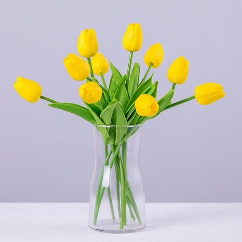 COMBO 10 BÔNG Hoa tulip, hoa để bàn trang trí, phụ kiện trang trí, decor phòng - Andy Shop