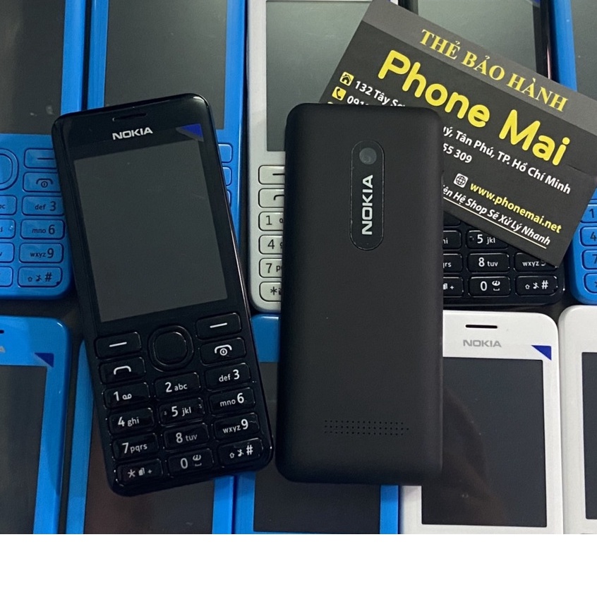 Điện Thoại Nokia 206 Chính Hãng Loa To,Nghe Gọi Rõ Ràng - Bảo Hành 12 Tháng