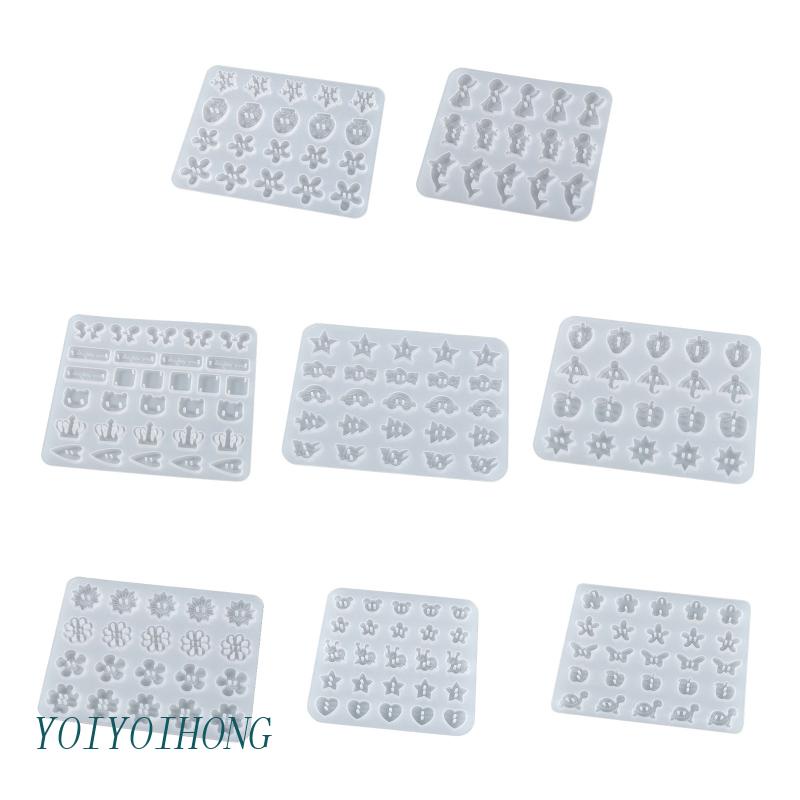 Khuôn Silicone Làm Nút Áo Epoxy Resin DIY