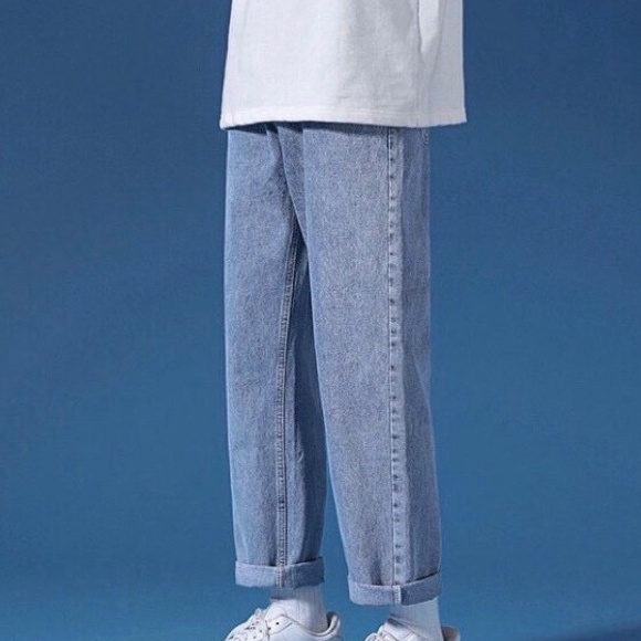 Quần Baggy, quan jean xuong,quần bò nam, nữ ,dáng ống suông, rộng nam, phong cách hàn quốc-Q9