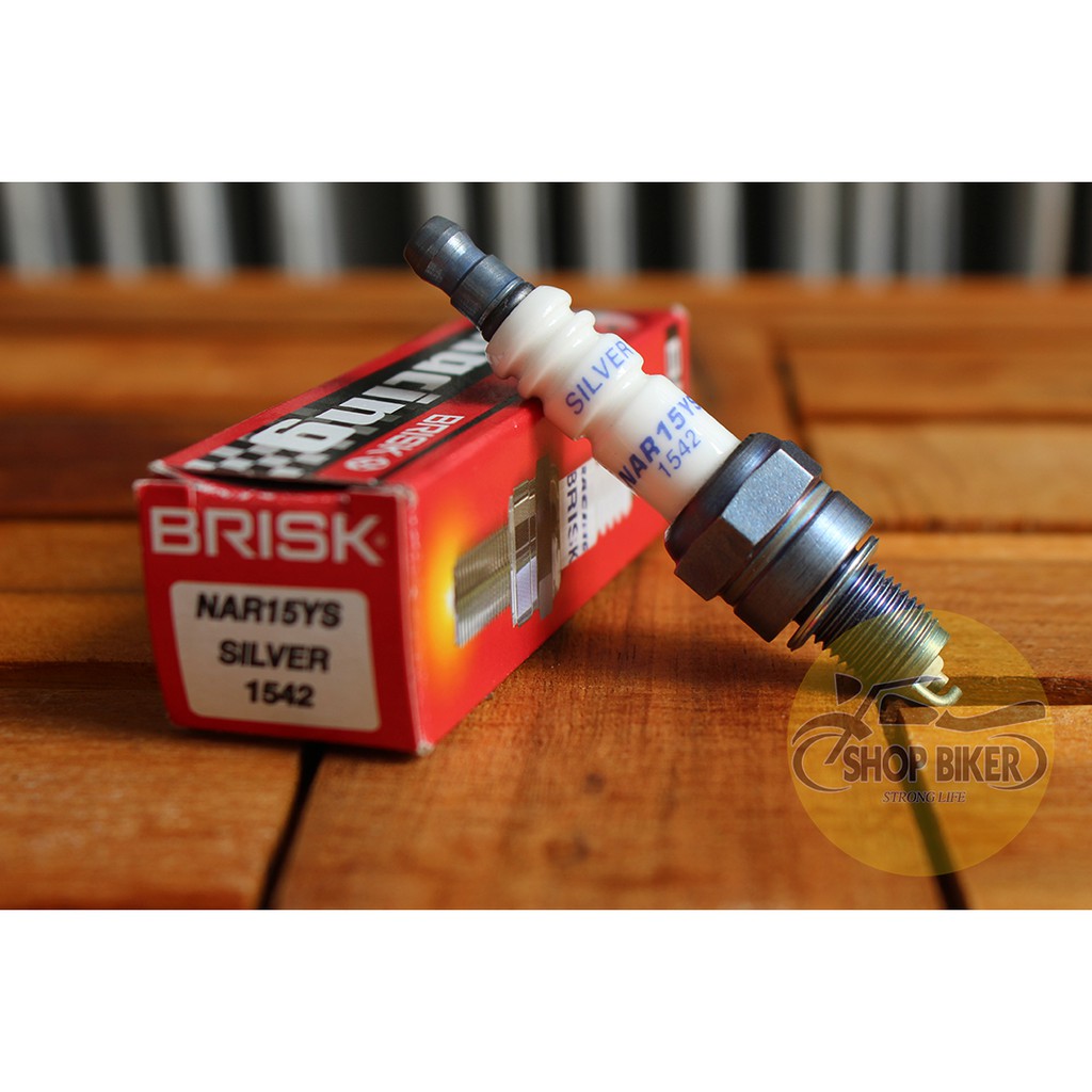 Bugi Brisk Silver chính hãng cho Sirius, Dream, Wave