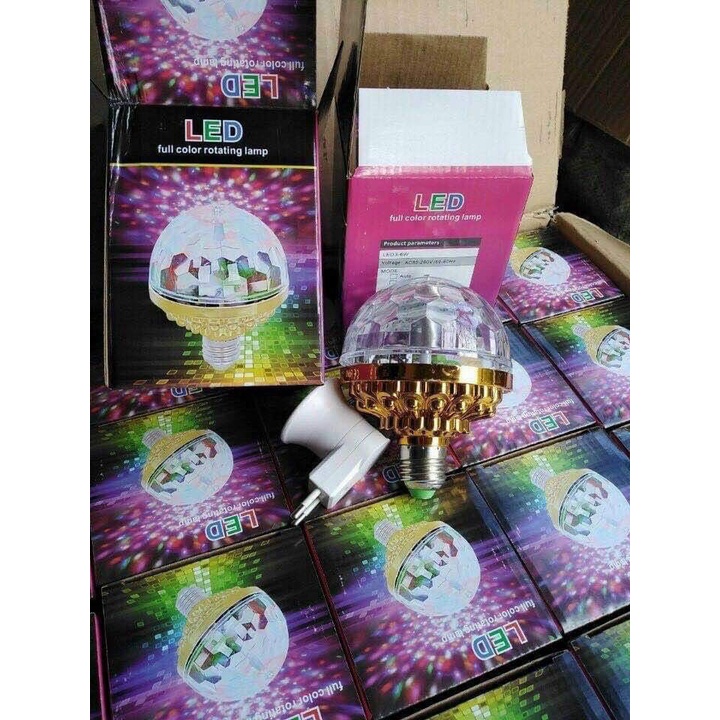 Đèn LED Vũ Trường Xoay 7 Màu Cảm Ứng Theo Nhạc Mẫu Mới 2020 💥SIÊU HOT💥