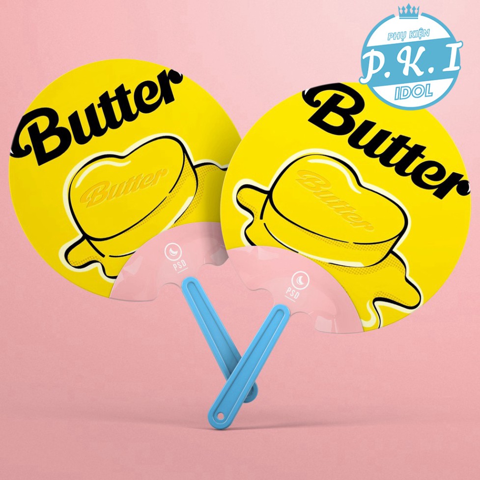 Quạt cầm tay BTS - BUTTER 2021 - Vô số mẫu ảnh cho các bạn chọn - QUÀ TẶNG K-POP