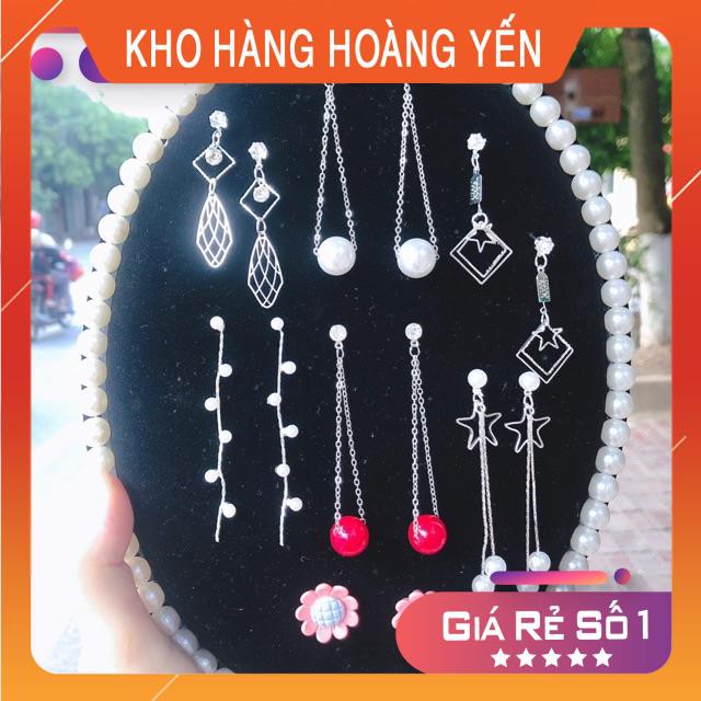 Xinh xắn đôi bông tai si bạc mẫu mới nhất