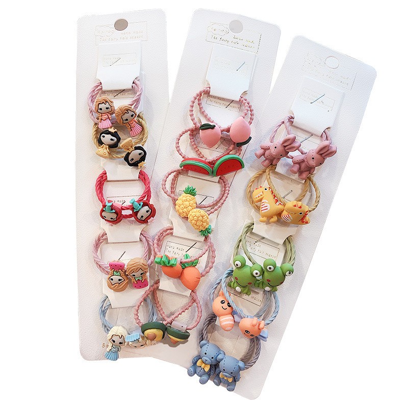 Dây buộc tóc không gây tổn thương đáng yêu dành cho bé gái