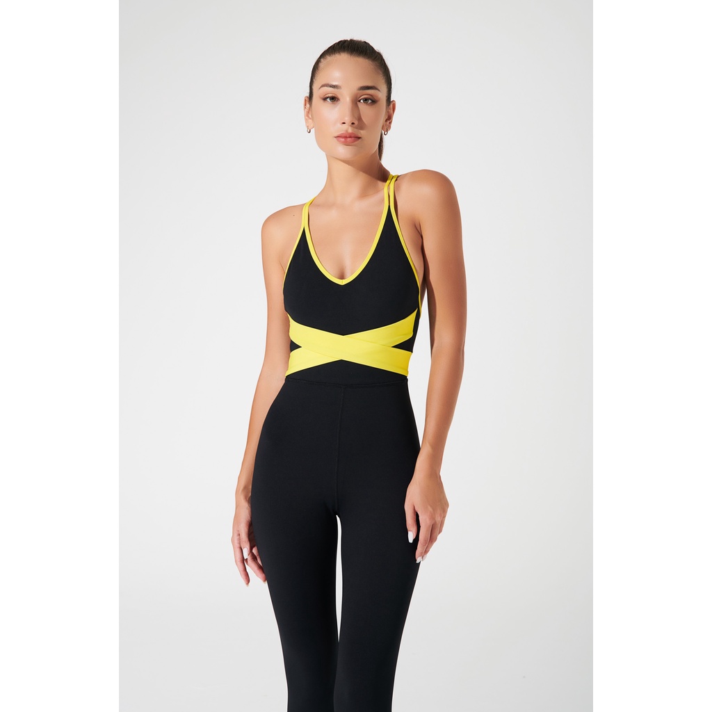 OLABEN Bộ tập liền yoga gym Hawaii Jumpsuit