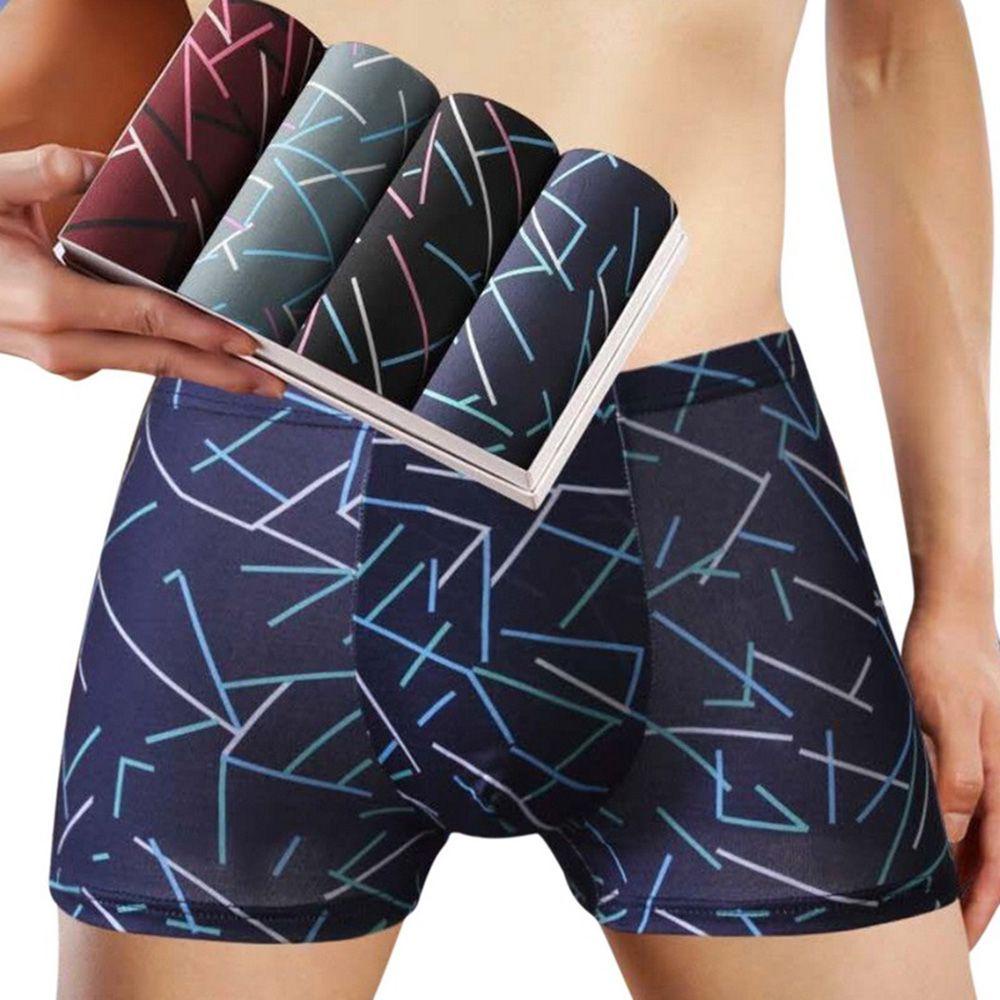 Bộ 4 Quần Lót Boxer Màu Sắc Thời Trang Thoải Mái Cho Nam