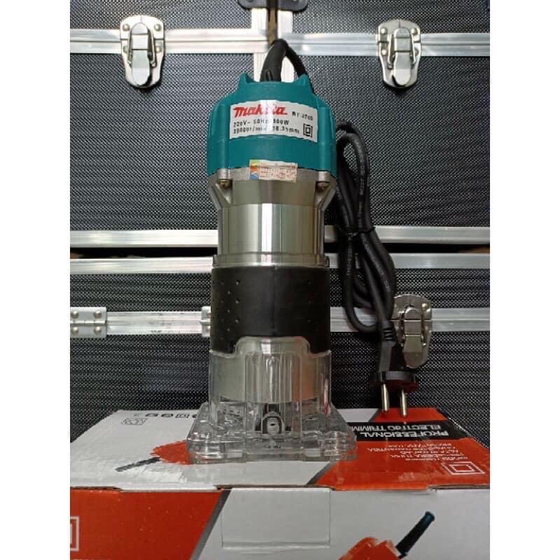 Máy Soi, Phay Gỗ Mini - MAKITA 6mm MT3709 Hàng THÁI LAN