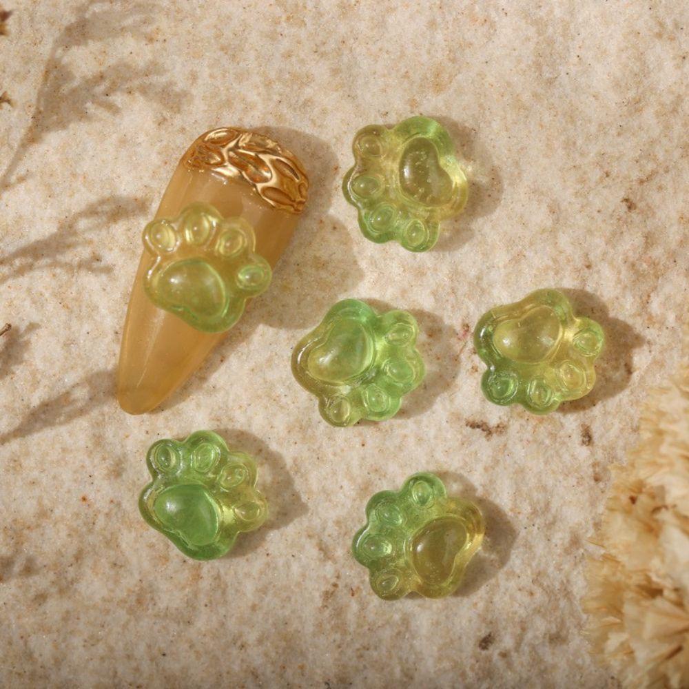 Vật Liệu Resin Màu Gradient Đính Đá Trang Trí Móng Tay DIY