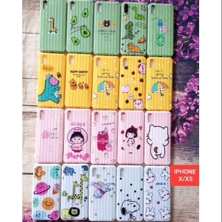 Ốp lưng iPhone X/Xs dẻo 3d sọc vali cực đẹp