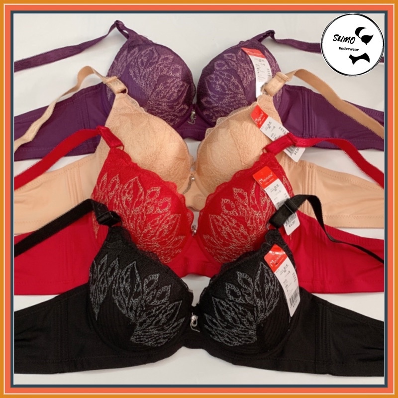 Áo lót ren mềm bigsize, quả ngực to, cúp B,C không đệm mút, có gọng nâng ngực định hình chống chảy xệ. Sumo 3256