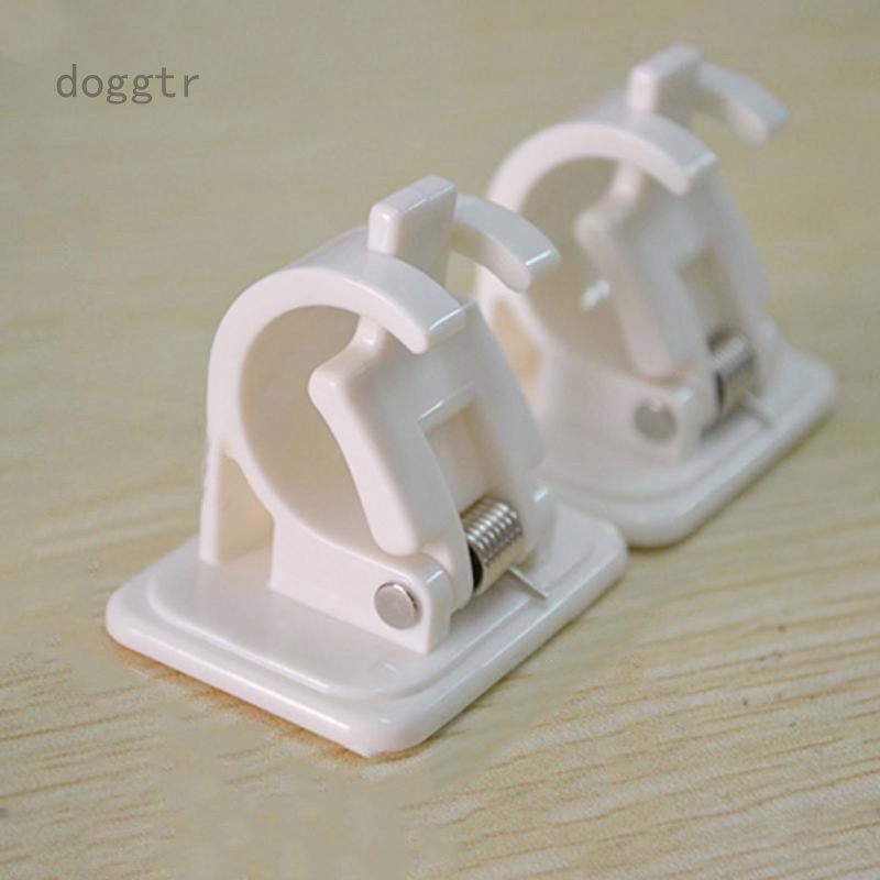 Set 2 Giá Đỡ Thanh Treo Rèm Cửa Gắn Tường Không Cần Đóng Đinh Có Thể