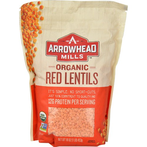 [ARROWHEAD MILLS]  Đậu lăng đỏ hữu cơ 453gr