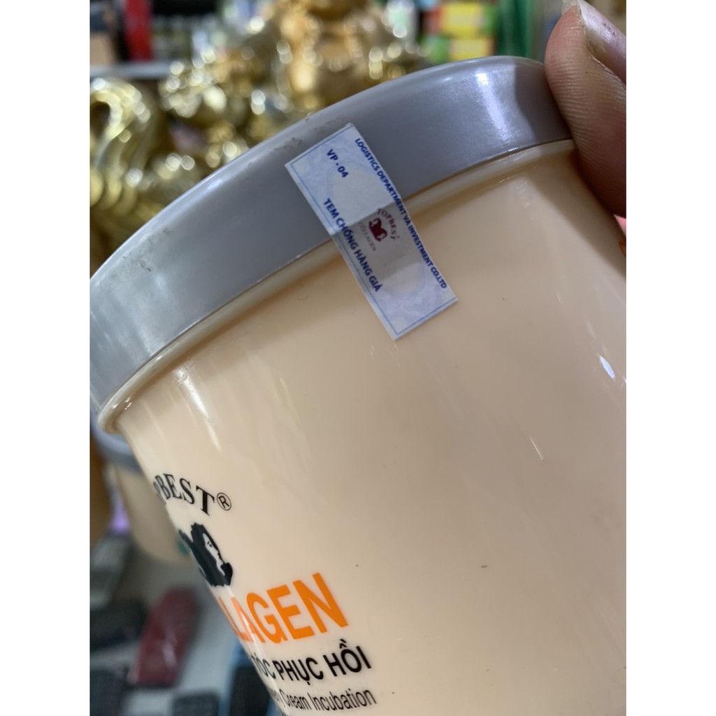 Kem ủ tóc phục hồi topbest collagen