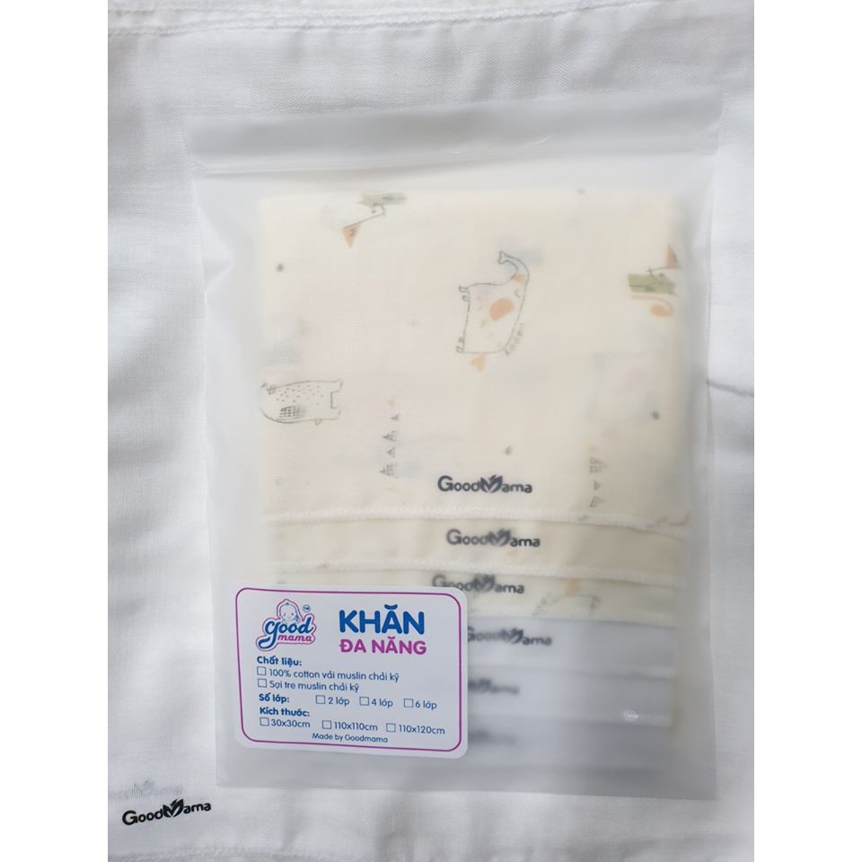 Khăn sợi tre 2 lớp Goodmama