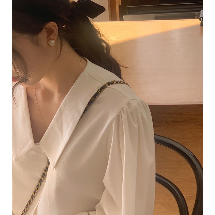 [ORDER] Áo blouse trắng style tiểu thư vintage Hàn Quốc