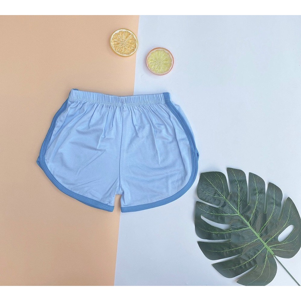 Quần đùi thun lạnh Kwoo cho bé trai, bé gái set 5 cái