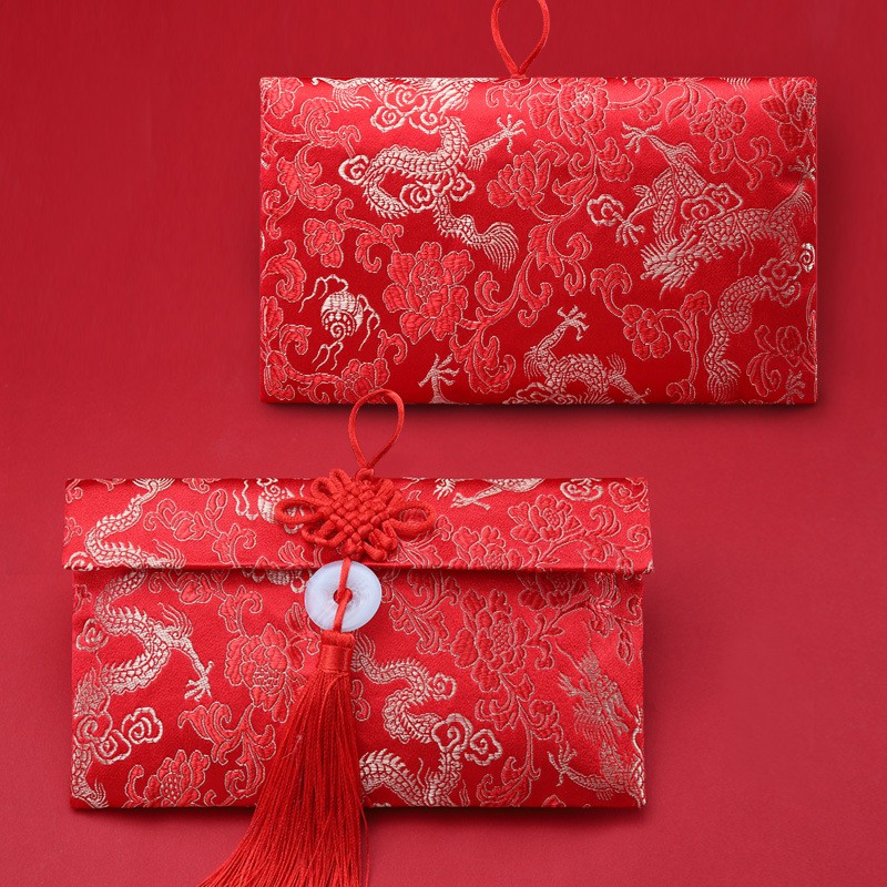 BAO LÌ XÌ CƯỚI 2021 - Hàng độc Bao lì xì tết vải gấm cao cấp