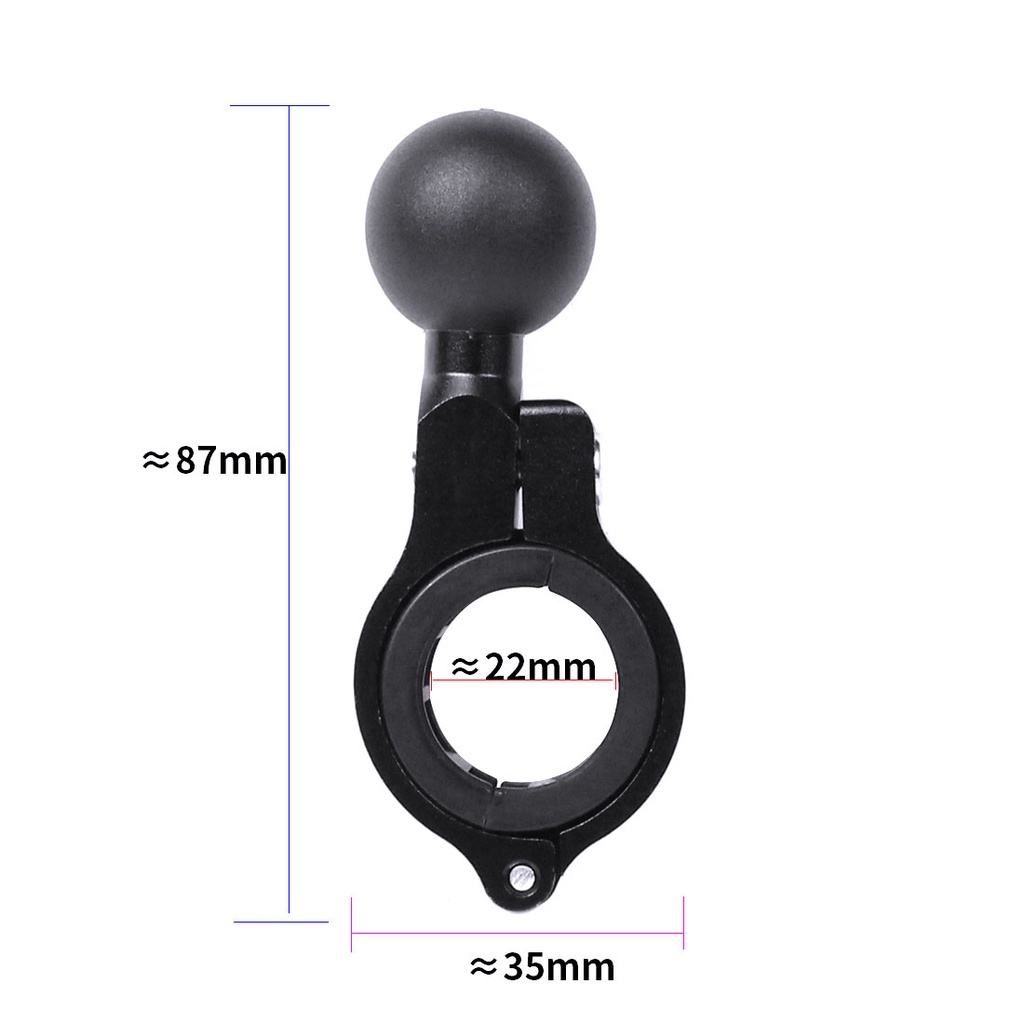 Bộ Chuyển Đổi Kẹp Giữ Gương Chiếu Hậu Đầu Bi XT-XINTE 1 inch Cho Xe Đạp Xe Máy