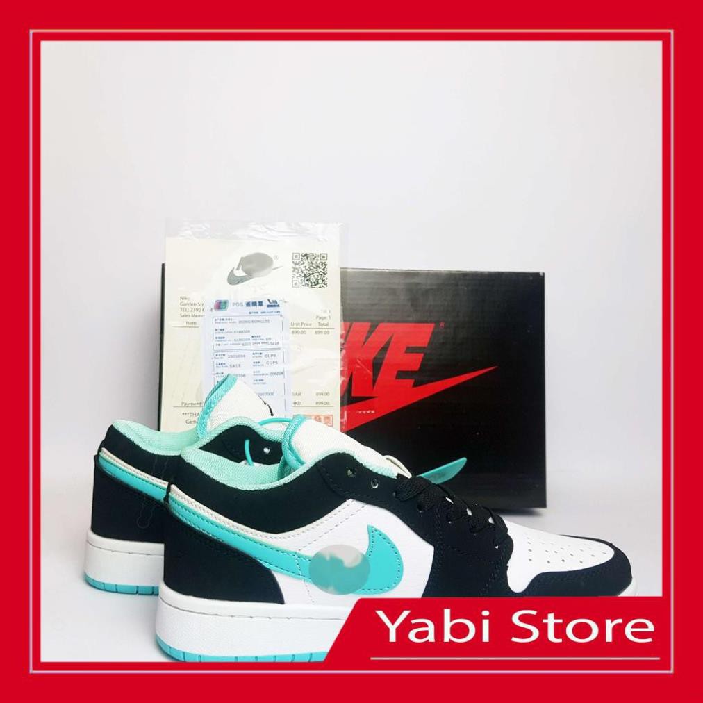 🔥FREE SHIP-HÀNG QUẢNG CHÂU 🔥Giày thể thao sneaker🔥Air Jordan 1 Low JD xanh Ngọc full box - Yabi Store