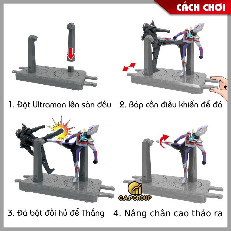 Bộ đồ chơi đấu trường Ultraman Arena Orb đánh nhau - II10