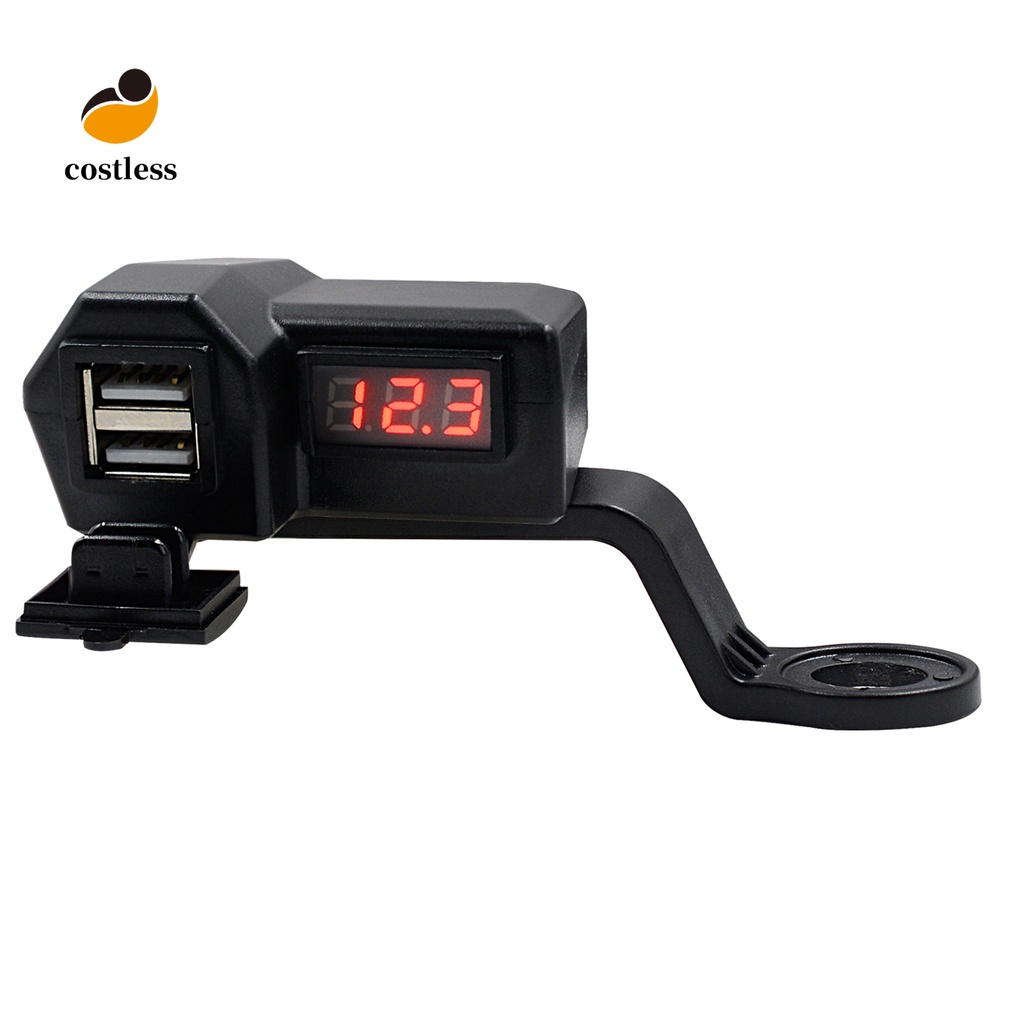 Túi Đựng Đồ Dùng Cao Cấp Tiện Dụng| Bộ Chuyển Đổi Sạc Điện Thoại USB Kép Đa Năng Gắn Xe Máy