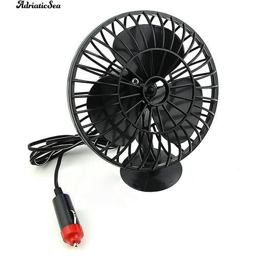 Quạt Tản Nhiệt Mini 12V 12W Cỡ 4Inch Dành Cho Xe Ô Tô/Xe Tải