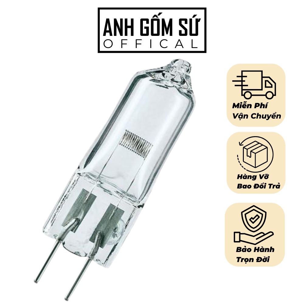 Bóng Đèn Xông Tinh Dầu - Bóng Halogen 220V/50W, Loại 1 Dùng Cho Công Nghiệp Led