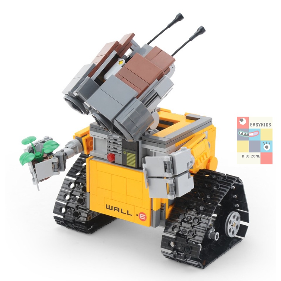 Wall E, Bộ đồ chơi xếp hình Robot, người máy Wall E