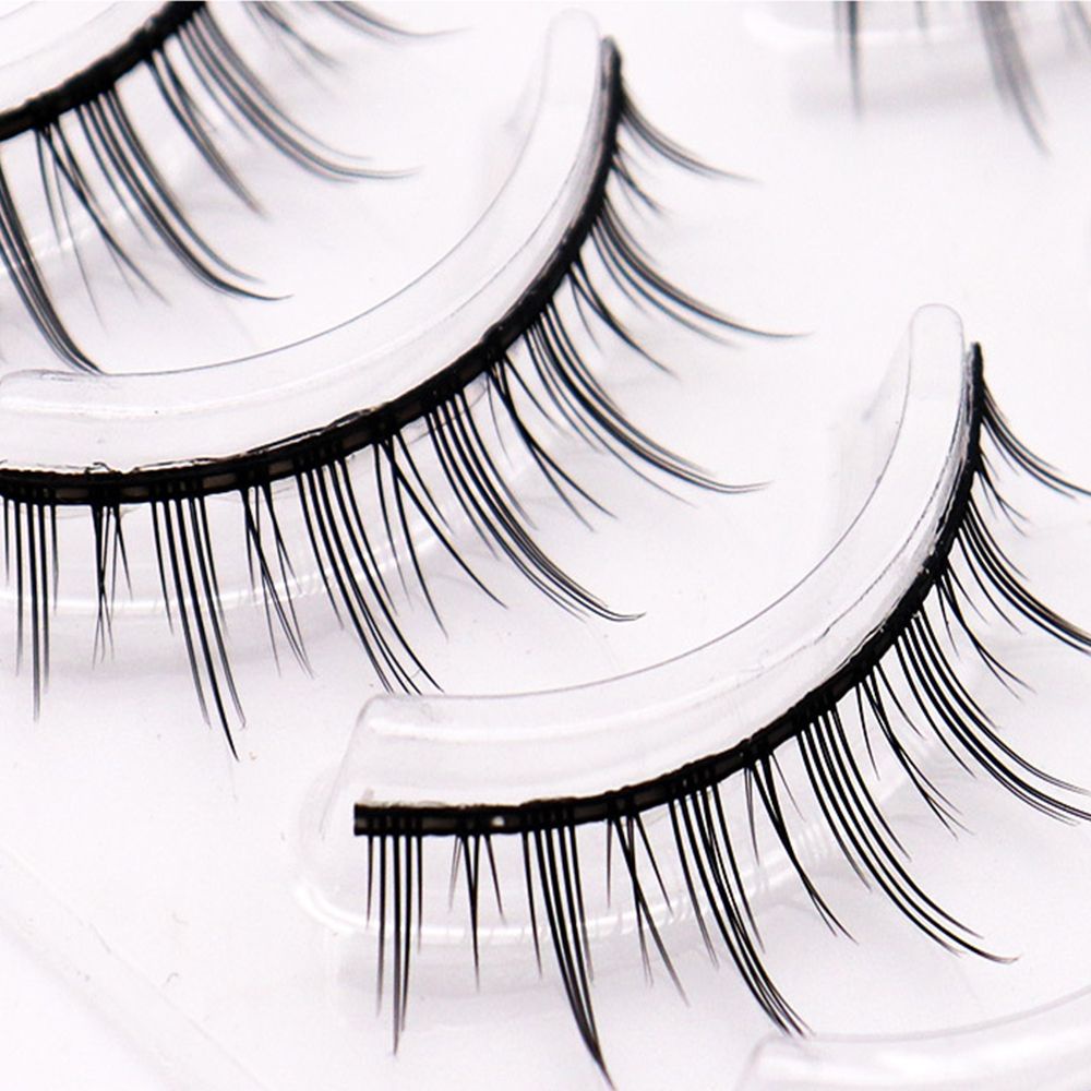 [Hàng mới về] Set 4 cặp lông mi giả cong dày tự nhiên không gây kích ứng