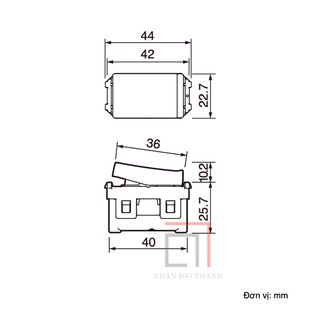 Công tắc Panasonic WEVH5003 - 2 tiếp điểm