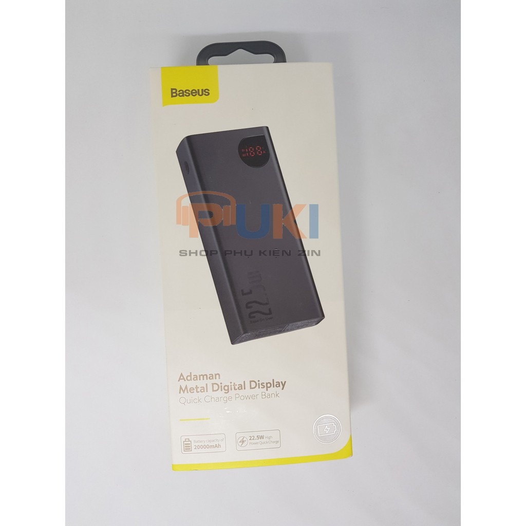  Sạc Dự Phòng Baseus 20000mAh Chính Hãng - Sạc Nhanh Quick Charge 22.5W (QC3.0/ PD3.0)